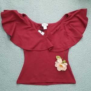 Vintage off the shoulder top
